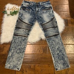 Grindhouse Denim Men’s Jeans Size 34 Zippers